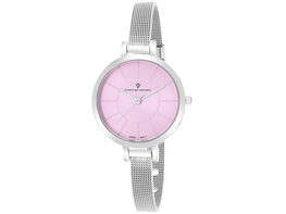 Christian Van Sant Women's Skinny Pink Dial Watch - CV6612