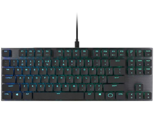 Cooler Master SK630 Tenkeyless Mechanical Keyboard | Cherry MX Low Profile,BlacK (Refurbished, Open Retail Box)