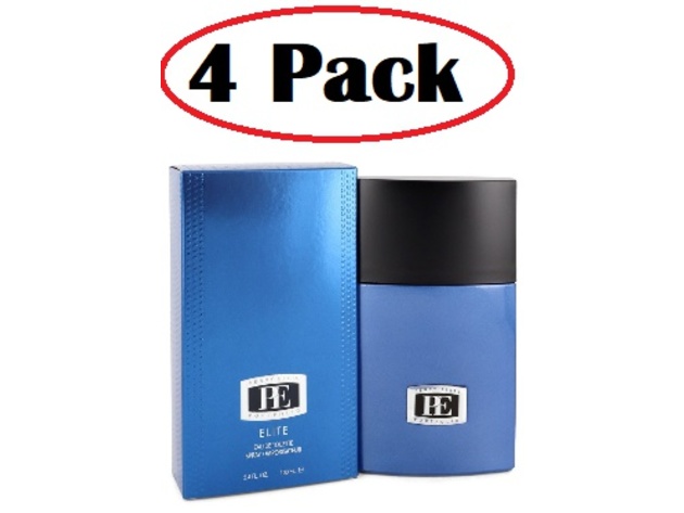 4 Pack of PORTFOLIO ELITE by Perry Ellis Eau De Toilette Spray 3.4 oz