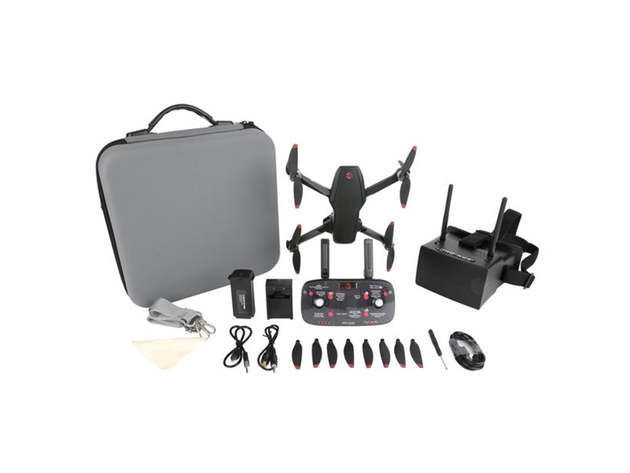 Vivitar FPV DUO Drone Camera Racing Drone + Flight Emmersive Goggles, DRCLS16-NOC, 3200ft Range (Certified Refurbished)