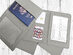 VIP 3-in-1 Card Holder for Vaccination Card, ID & Passport (2-Pack/Gray)