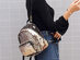 Sequin Mini Backpack (Silver)