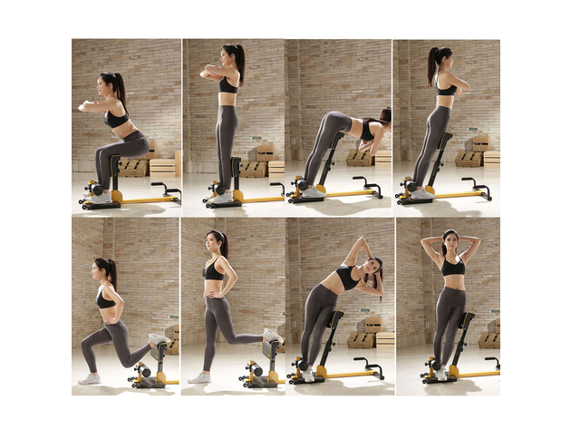 Details about   8 in 1 Multifunctional Squat Machine Deep Sissy Squat Home Gym Fitness Exercise