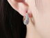 Teardrop Huggie Earrings with Micro-Pav'e Swarovski Crystals