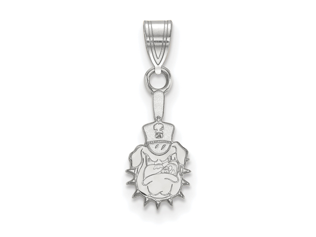 NCAA 14k White Gold The Citadel Small Pendant
