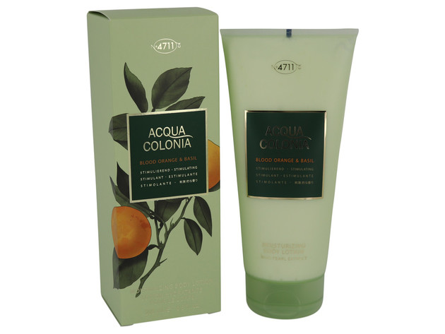 4711 Acqua Colonia Blood Orange & Basil by Maurer & Wirtz Body Lotion 6.8 oz