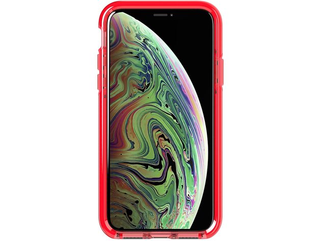 Tech21 Apple iPhone X/XS Evo Check Case with an Effective Three-Layer Protection, Rouge