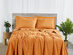 Bamboo 2000 Count 6-Piece Sheet Set with SnugGrip (Orange/Cal King)