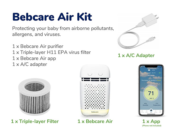 Bebcare Air Portable Baby Air Purifier
