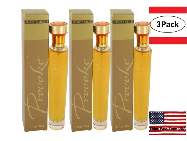 3 Pack Provoke by Marilyn Miglin Eau De Parfum Spray 1.7 oz for Women