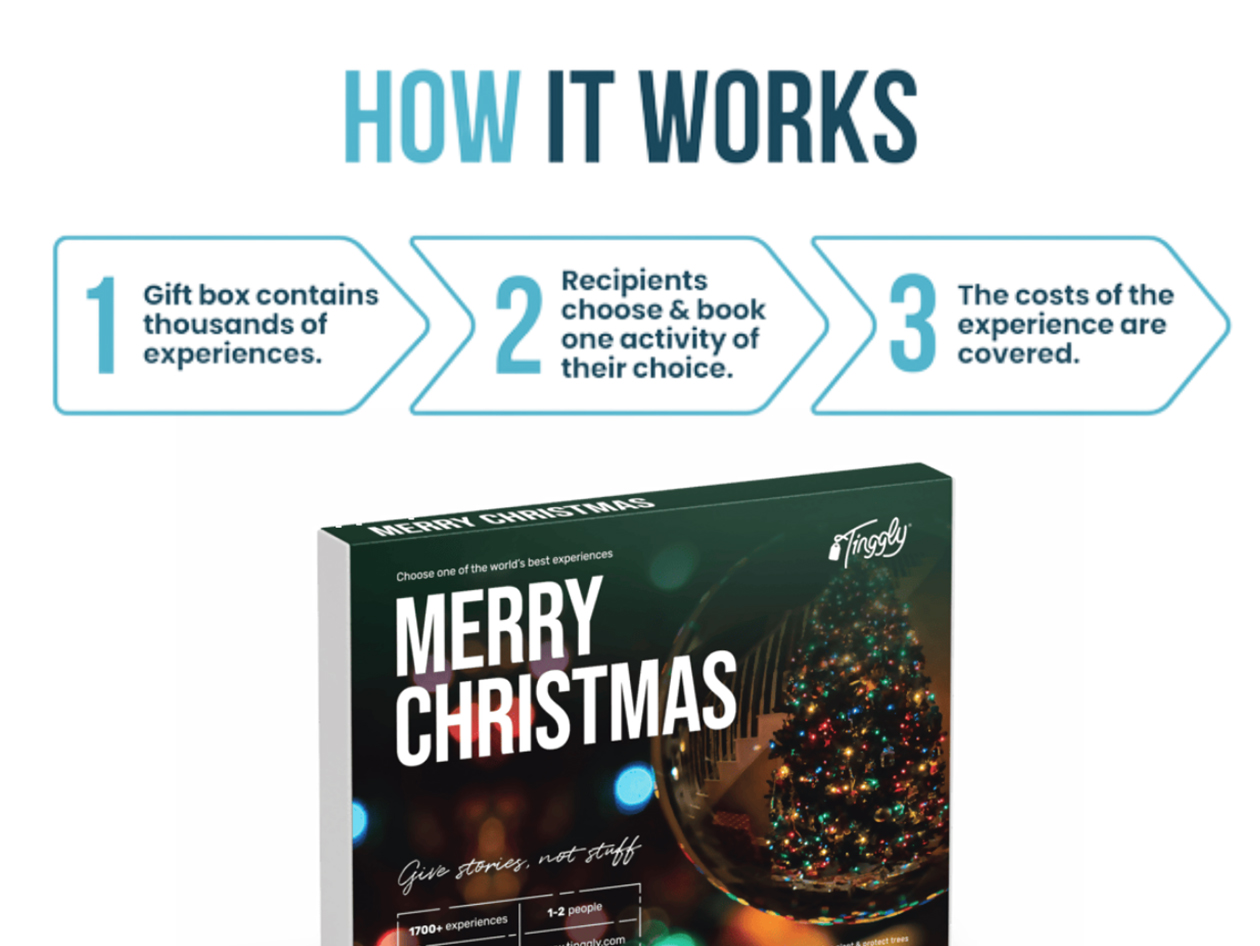Tinggly Experience Gift Box - Merry Christmas