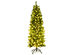 6 Foot Pre-lit Artificial Pencil Christmas Tree w/ 250 LED Lights