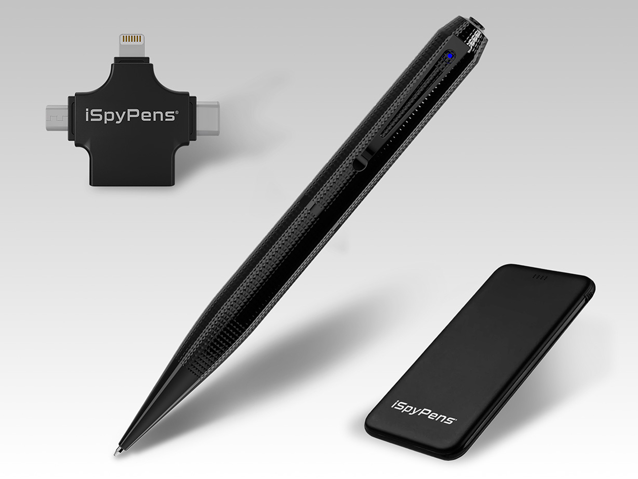 iSpyPen Pro X 2K HD Camera Pen 64GB (Black/Bundle)