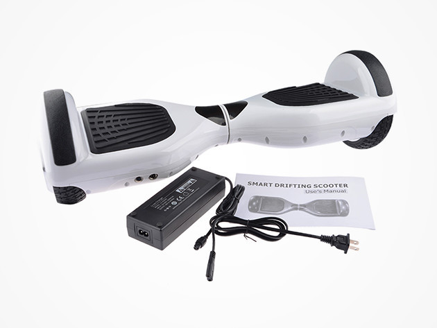 Electric Smart Balance Hoverboard (White)