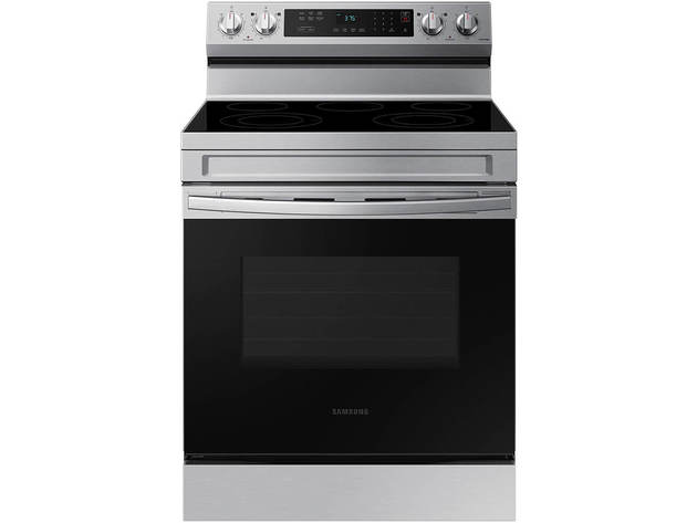 Samsung NE63A6311SS 6.3 Cu. Ft. Freestanding Electric Range Oven - Stainless Steel