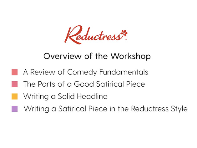 Learn to Write Satire from the Founders of Reductress