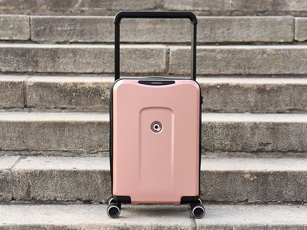 Plevo: The Runner - Smart Luggage Set (Pink)