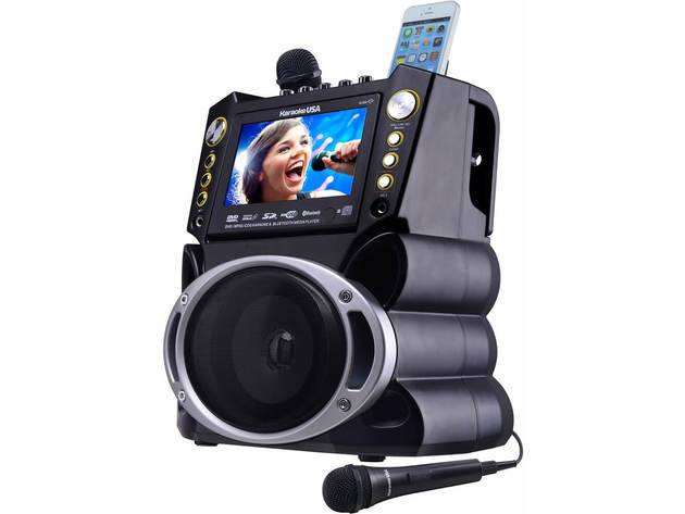 Karaoke USA GF844 DVD/CDG/MP3G Karaoke Machine with 7 inch Screen