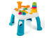 Costway 2 in 1 Learning Table Toddler Activity Center Sit to Stand Play BluePink - Blue (As Picture Shows)