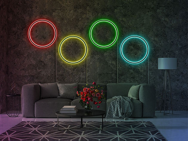 LampDepot RGB Impression Circle Wall Lamp (2-Pack)