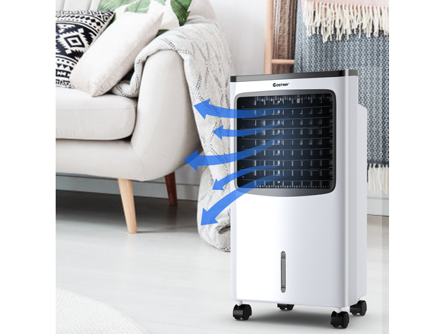 Costway 3-in-1 Portable Evaporative Air Conditioner Cooler with Remote Control 