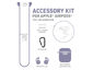 Chargeworx Accessory Kit for Apple Airpods, Lavender