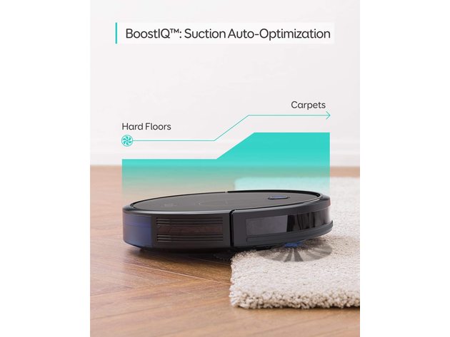 Eufy T2118211 Robovac 30c Smart Robotic 1500pa Strong Suction Super-thin Vacuum Cleaner, Black (New Open Box)