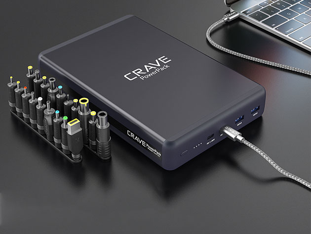 5-Pack of Crave PowerPack 2, 50000 mAh, Dual USB QC3.0