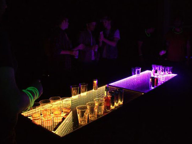 Infinity Glow LED Beer Pong Table