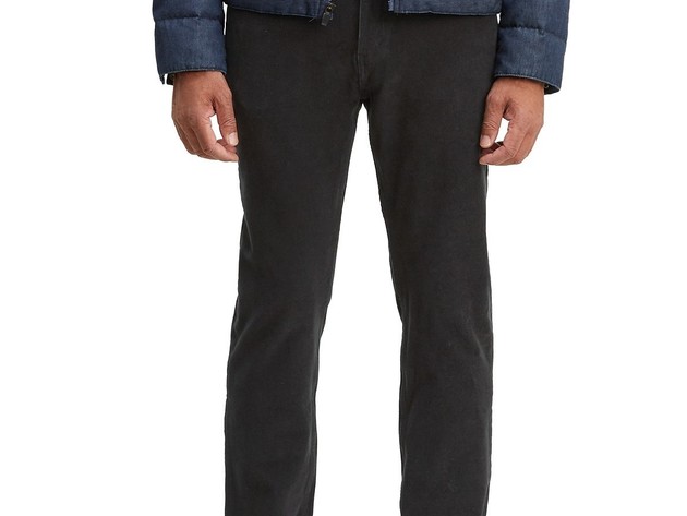 Levi's Men's 502 Taper Corduroy Pants Black Size 31X30