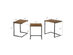 Costway 3 Pcs Nesting Coffee End Table Set Stacking Side Nightstand Living Room Office - As the picture shows
