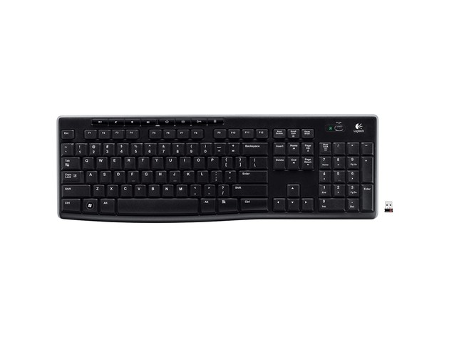 Logitech Wireless Keyboard K270 with Long-Range Wireless - Black [Open Box]