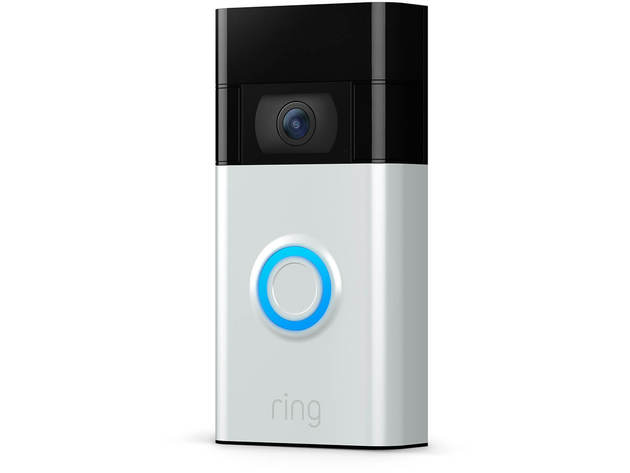 Ring RINGSATINNIC Video Doorbell (2020 Release) - Satin Nickel