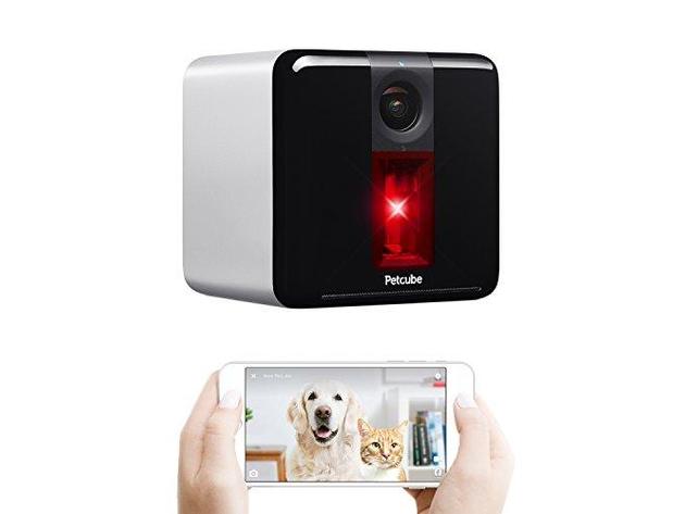 Petcube PP211NV5L Smart Pet Camera w/ Interactive Laser Toy 1080p, 2-Way Audio
