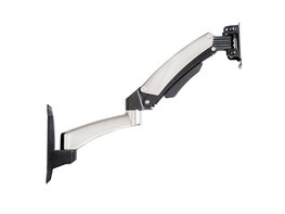 Costway TV Wall Mount Hydraulic Arm Adjustable Monitor Bracket For 32 To 42'' Up To 51lbs - Silver