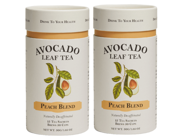2 Pack Avocado Leaf Tea Peach Blend 