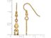 14K Plated Silver Alpha Chi Omega Small Dangle Earrings