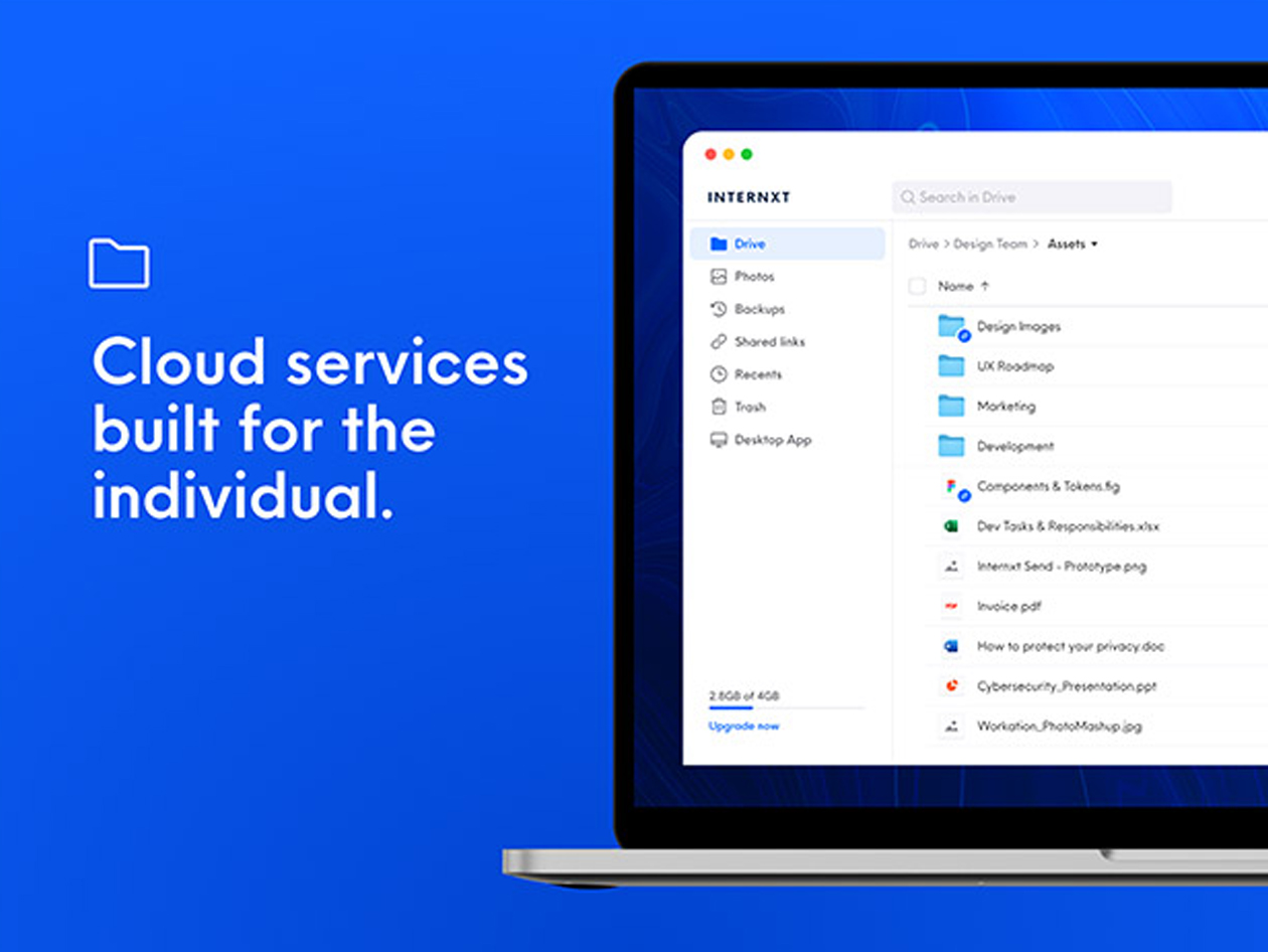 Internxt Cloud Storage Lifetime Subscription: 100TB