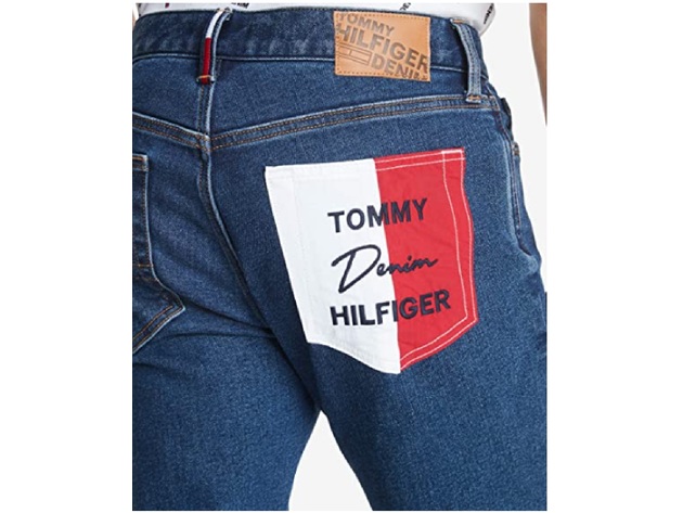 Tommy Hilfiger Men's THD Slim Tapered Fit Jeans Blue Size 36WX34L