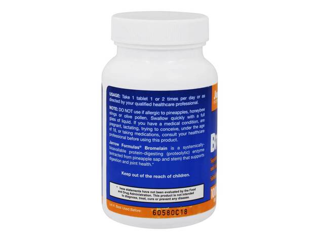 Jarrow Formulas - Bromelain 1000 500 mg. - 60 Tablets