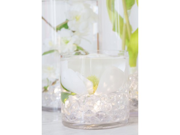 Afloral Clear Cylinder Glass Vase 5" x 5"