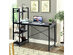 Costway 47.5" Computer Desk Writing Desk Study Table Workstation With 4-Tier Shelves Black