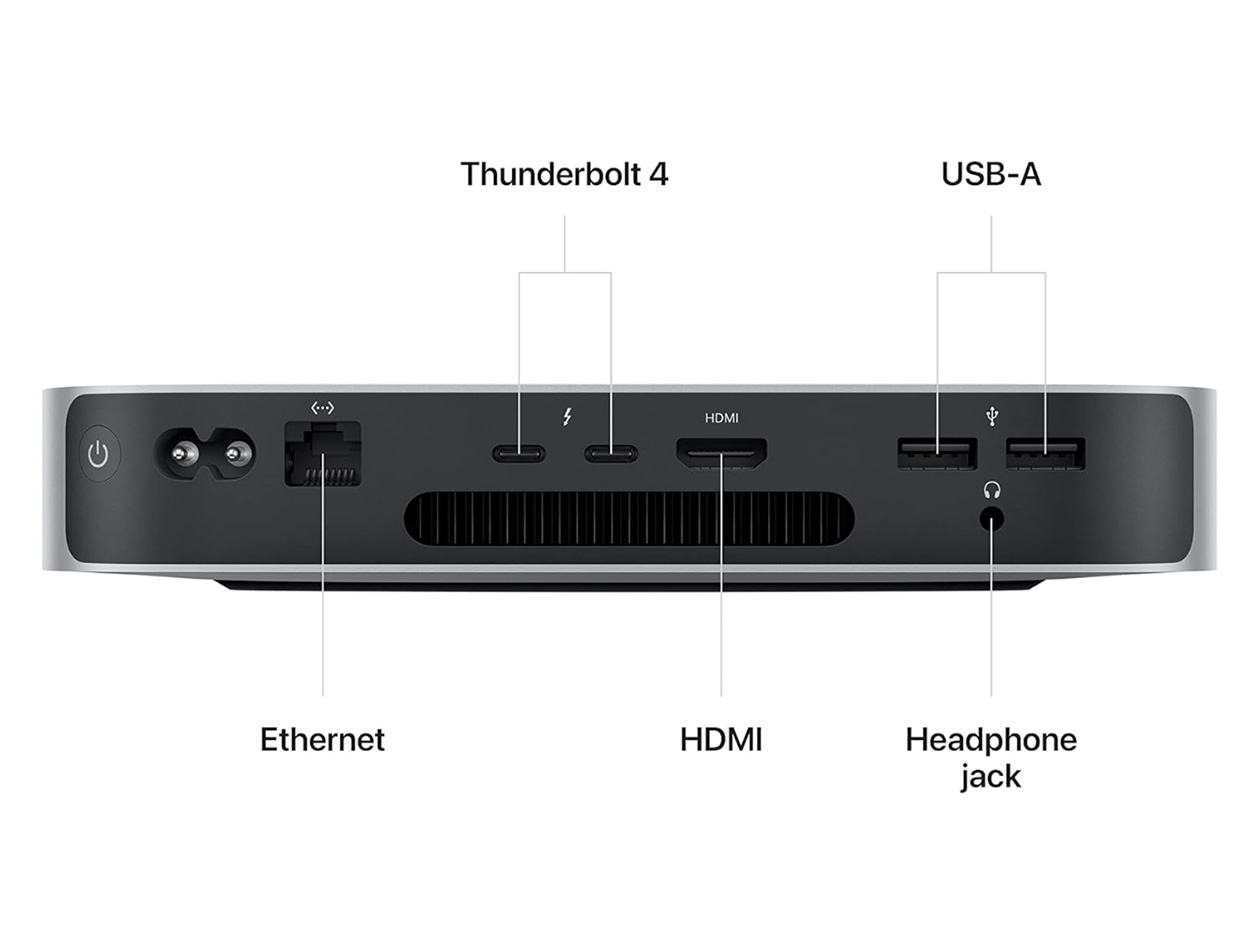 Apple Mac mini (2023) M2 8CPU 10GPU 16GB RAM 256GB SSD (Refurbished)