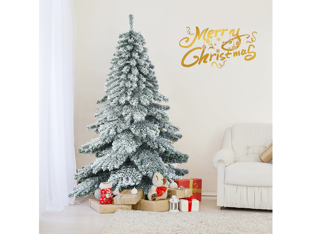6 Foot Snow Flocked Artificial Christmas Tree