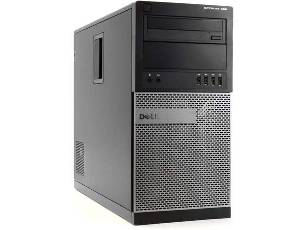 Dell OptiPlex 990 Tower Computer PC, 3.40 GHz Intel i7 Quad Core Gen 2, 8GB DDR3 RAM, 120GB SSD Hard Drive, Windows 10 Professional 64bit (Renewed)