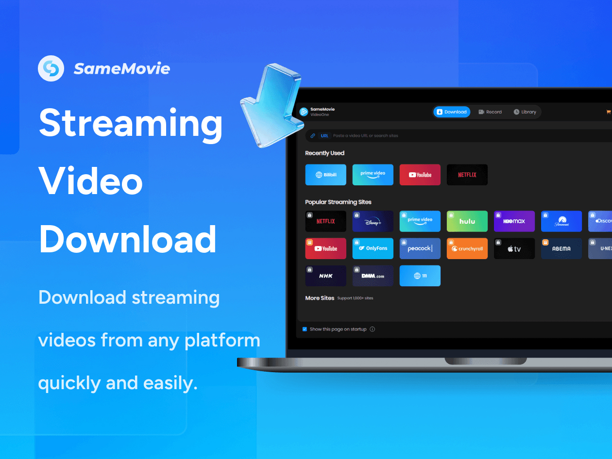 SameMovie All-In-One Video Downloader: Lifetime License (Mac)