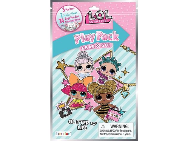 Play Pack and Coloring Book - LOL Surprise - Combo - Act It Out