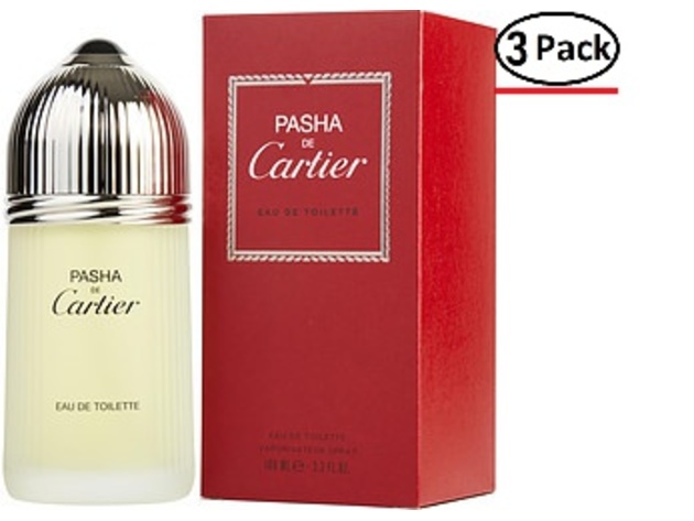 Pasha De Cartier By Cartier Edt Spray 3.3 Oz For Men (Package Of 3)