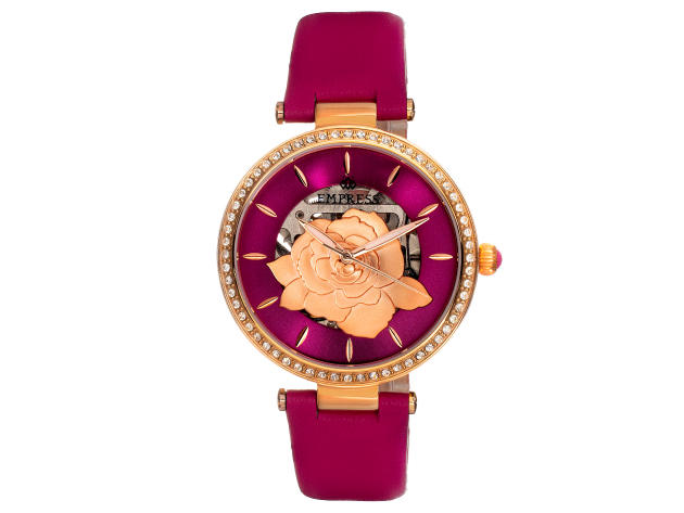 Empress Anne Automatic Watch (Hot Pink)