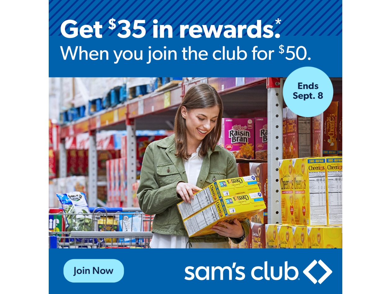 Sam's Club 1-Year Membership - Get $35 in rewards* when you join the club for $50